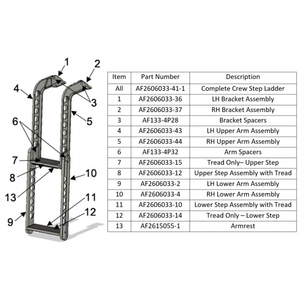 C208/208B Crew Ladder